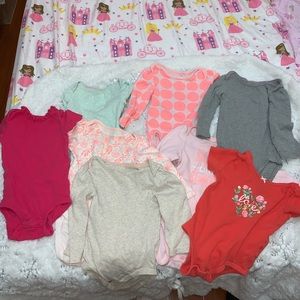 12M Could Island Target 🎯 Long Sleeve Onesies